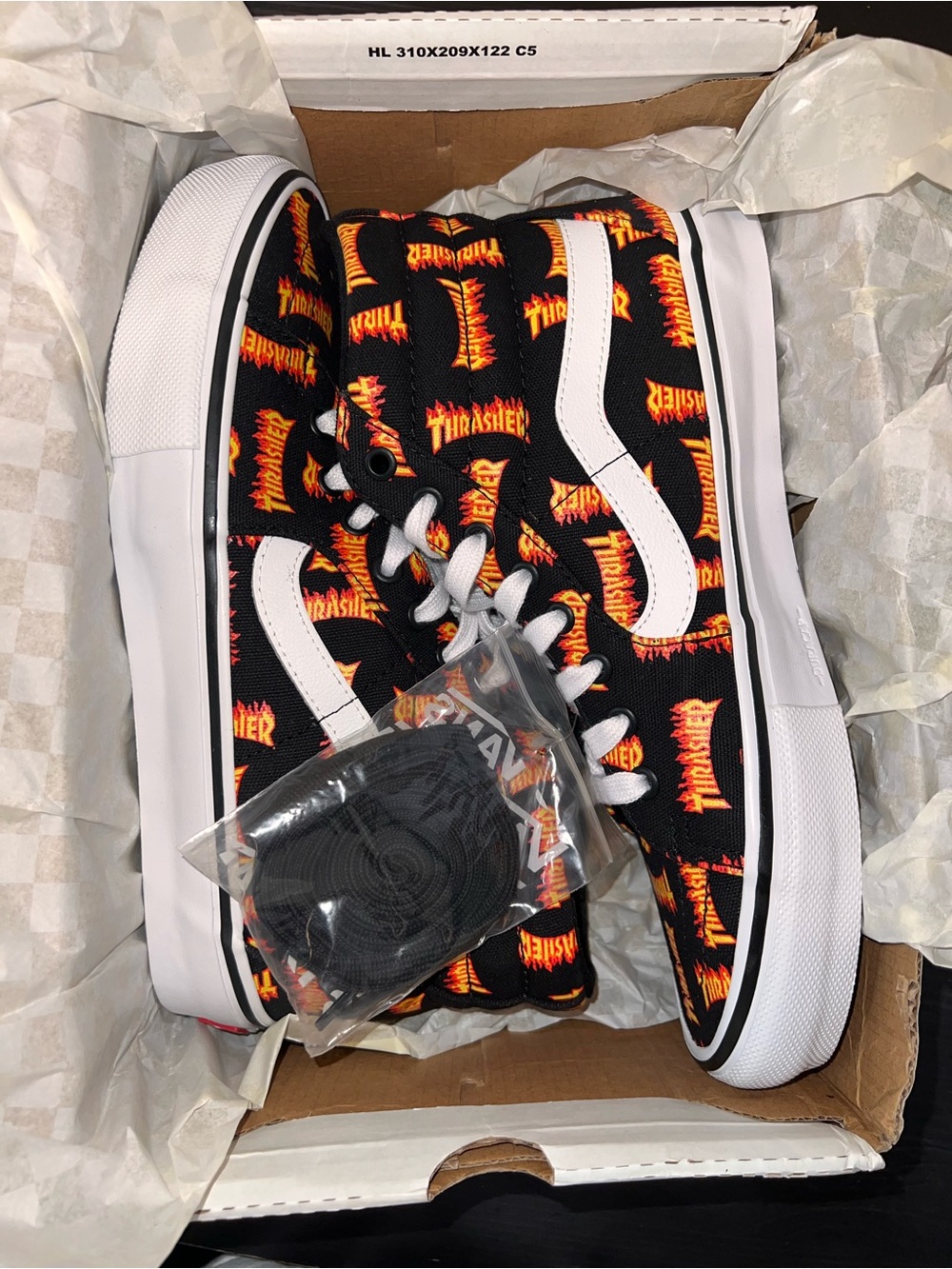 Vans x Thrasher Skate Sk8-Hi Size 9